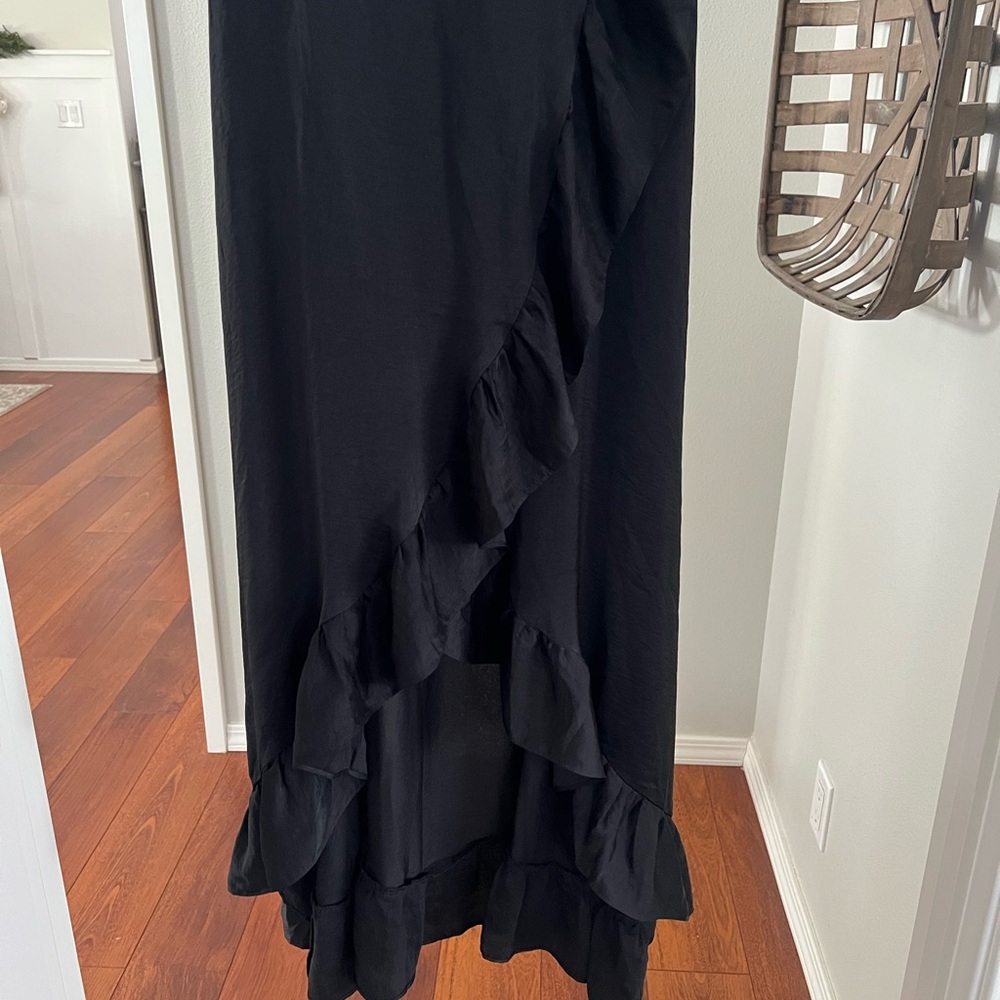 Wrap Maxi Dress with Flowing details